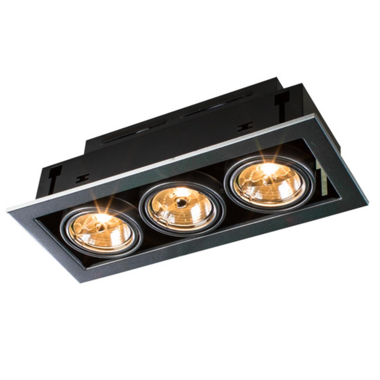 картинка Встраиваемый светильник Arte Lamp Technika A5930PL-3SI от магазина pro-decor.kz