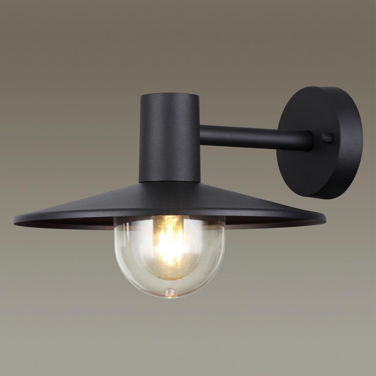 картинка Уличный настенный светильник Odeon Light Nature Furcadia 4833/1W от магазина pro-decor.kz