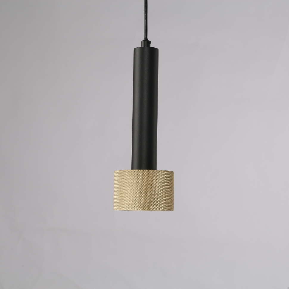 картинка Светильник подвесной iLedex Delta iLedex 2362-1 BK+BR от магазина pro-decor.kz