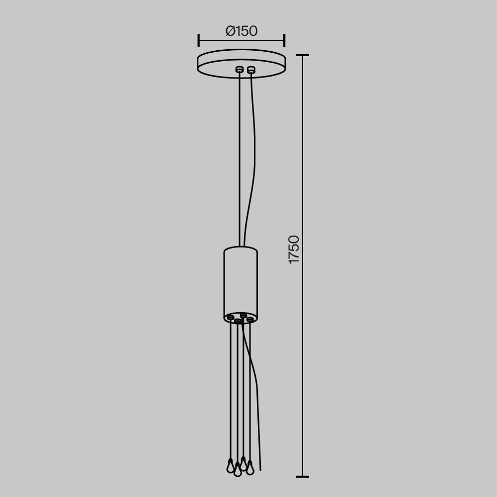 картинка Универсальное крепление Technical C032C-04-W-1 от магазина pro-decor.kz